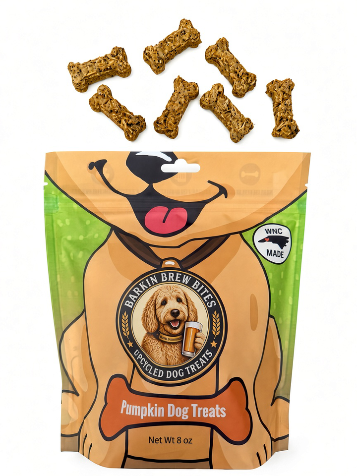 Pumpkin Dog Treats for Sensitive Stomachs - 8 oz Bag