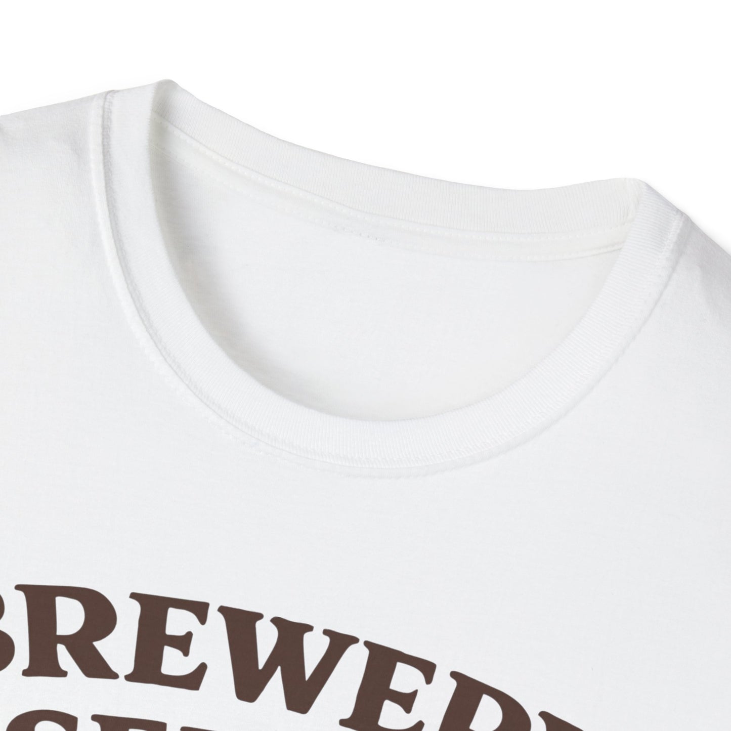 Brewery Series "Barkin Brew Bites" Dog T-Shirt — Cute Golden Retriever Beer Logo Tee