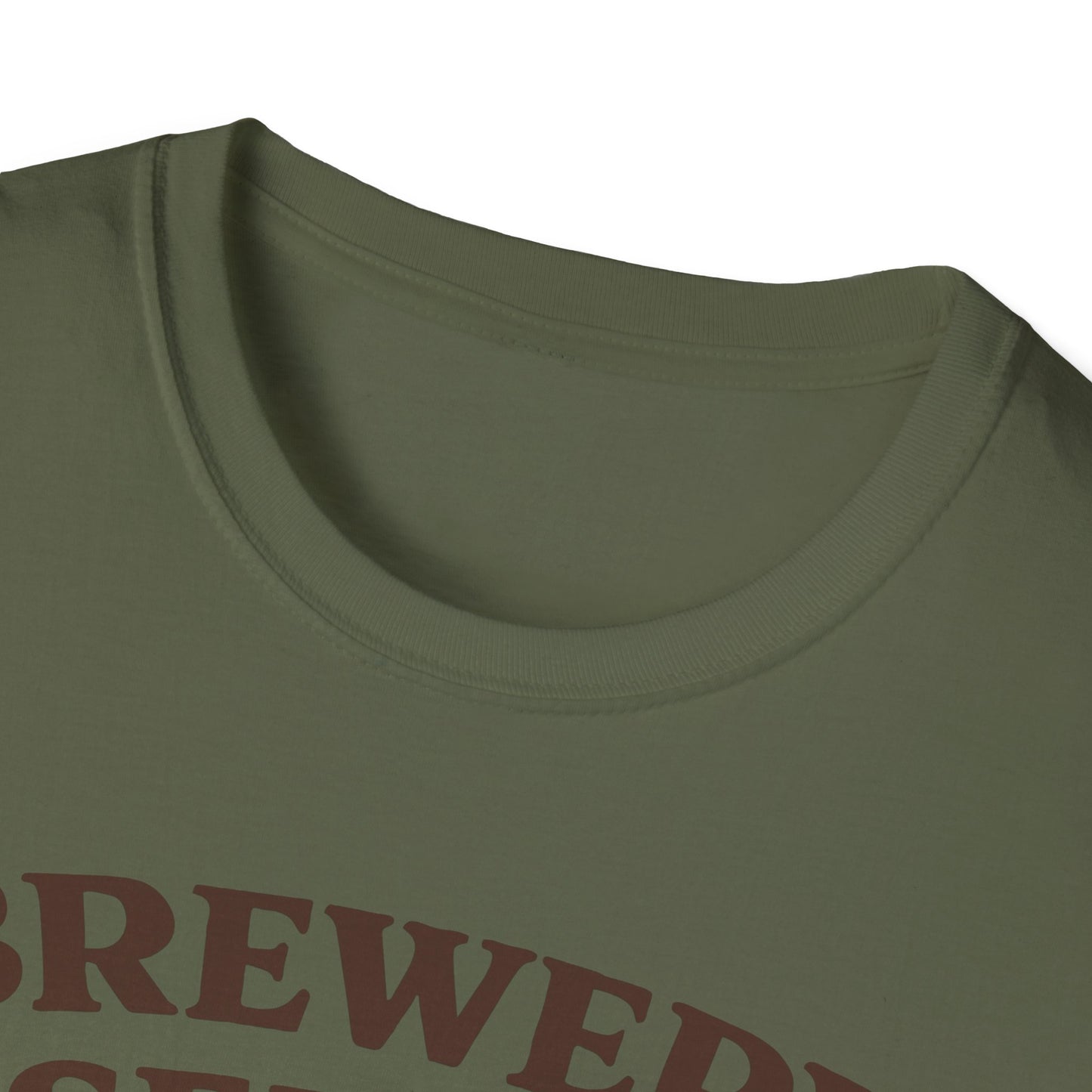 Brewery Series "Barkin Brew Bites" Dog T-Shirt — Cute Golden Retriever Beer Logo Tee