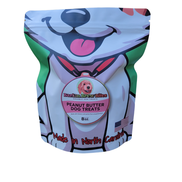 Peanut Butter Dog Treats for Sensitive Stomachs - 8 oz Bag